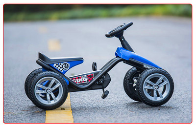 儿童卡丁车四轮脚踏自行车男女宝宝小孩可坐运动益智健身玩具童车